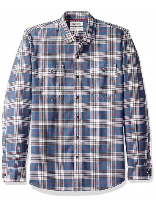 Plaid Poplin Shirt