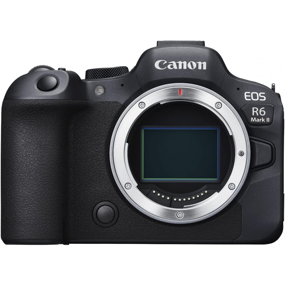 Canon EOS R6 Mark II Mirrorless Camera (Body Only), Full-Frame Camera, 24.2 Megapixel CMOS Sensor, Photo and Video Capabilities, Black